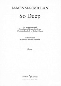 BH 5400764 • MACMILLAN - So Deep - Chorpartitur in Englisch