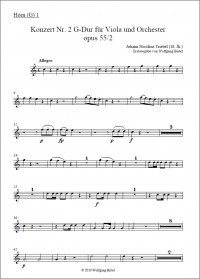 BIR019 • TRIEBEL - Konzert Nr.2 - Orchesterstimme Horn 1