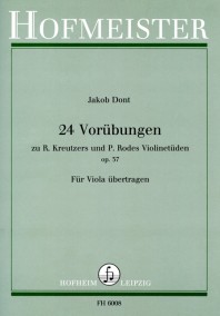 FH 6008 • DONT - 24 Vorübungen zu R.Kreuzers und P.Rodes Vio