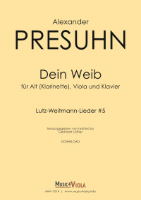 M4V-1014 • PRESUHN - Dein Weib - Partitur und Stimmen [3]