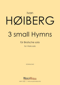 M4V-1023 • HØIBERG - 3 small Hymns - Viola Stimme