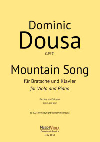 M4V-1030 • DOUSA - Mountain Song - Score and part