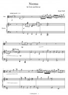 Notenbeispiel Partitur / Music example score